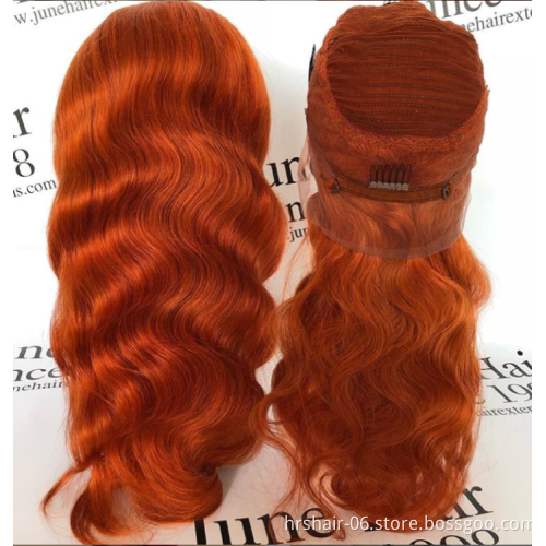 2021 Li&Queen New Fashion hot sell Brazilian real 100% human remy virgin hair lace front straight ombre color Wigs